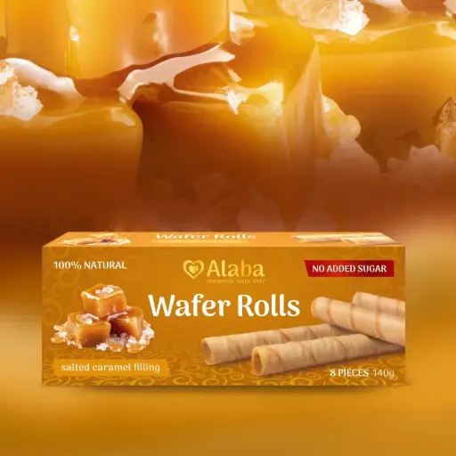 Alaba Water Rolls Salted Caramel Filling