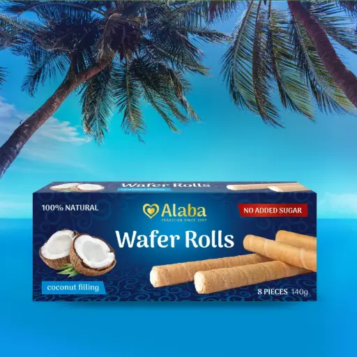 Alaba Water Rolls Coconut Filling