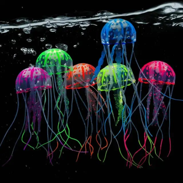 Jelly Fish Small Fluorescent Small. (5*15 Cm)