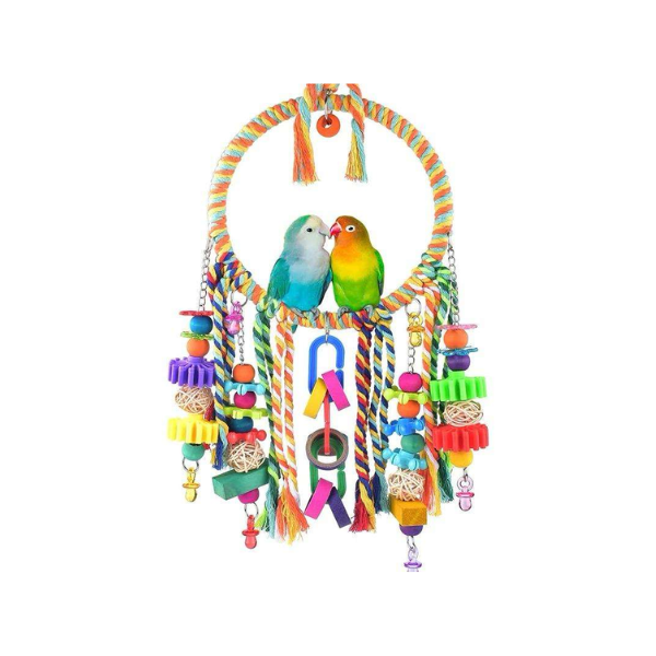 Saas Parrot Wood Hanging Toys 45*30