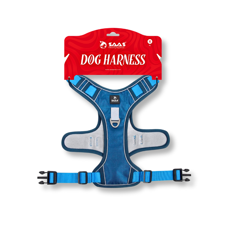 Dog Body Harness Blue Large