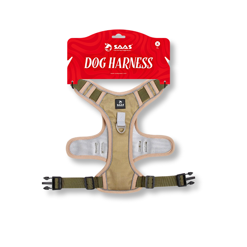 Dog Body Harness Khaki Large