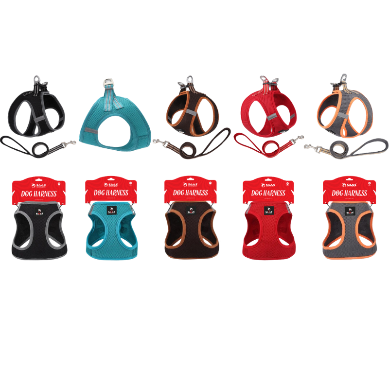 Pet Breathable Harness Set XXXS (0.5-1.5KG)