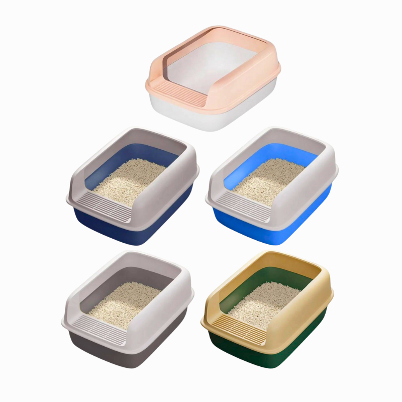 Saas Semi Closed Cat Litter Box L(52*38*21)