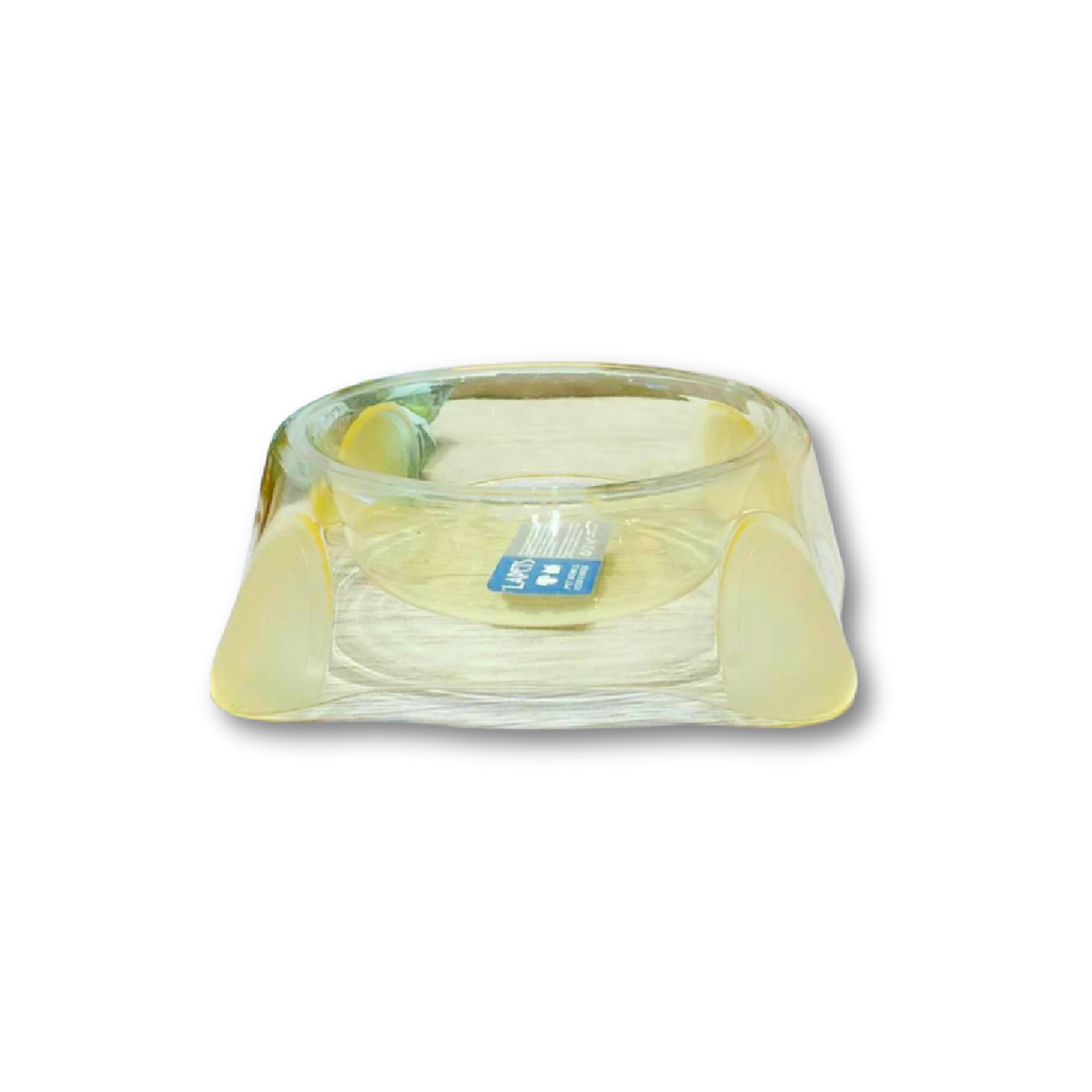 Saas Candy Color Transparent Bowl Yellow (Small)