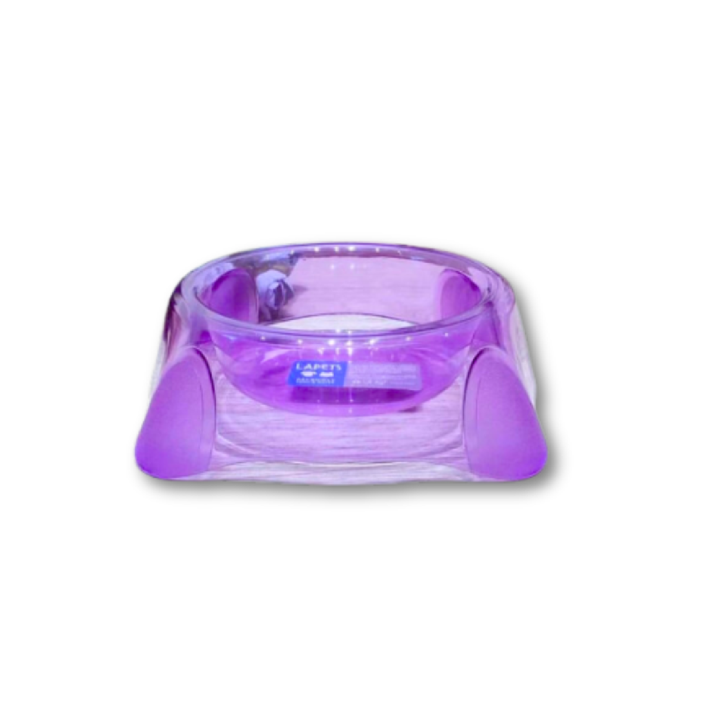 Saas Candy Color Transparent Bowl Purple (Large)
