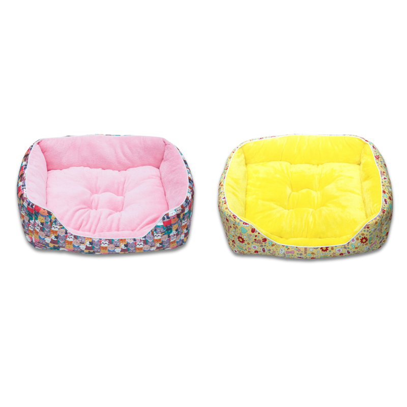 Square Soft Bed (68*59*16Cm)