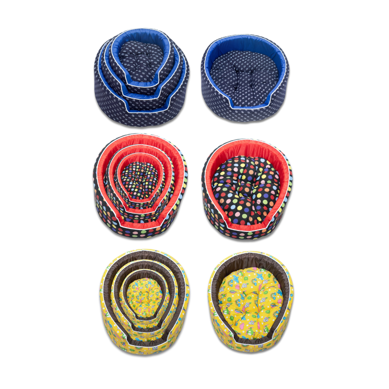 Puppod Foam Pet Bed 3Set (S32*40*12Cm M42*48*13Cm L49*54*15Cm)