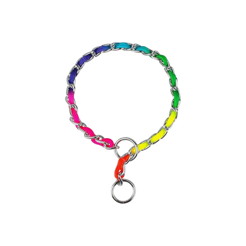 Pets Woven Chromium Plated Iron Nylon Chain 2.5MM*44