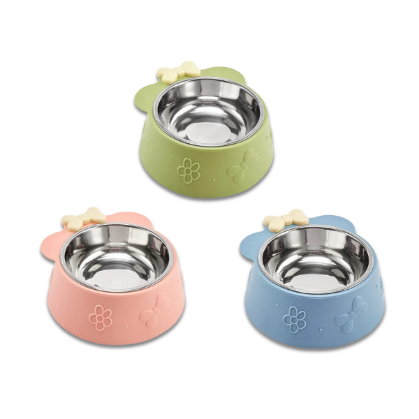 Pet Single With Steel Bowls