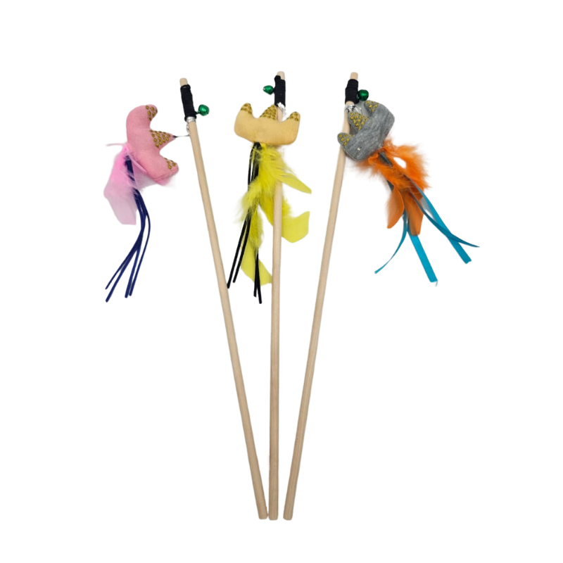 Cat Stick Toy 40cm