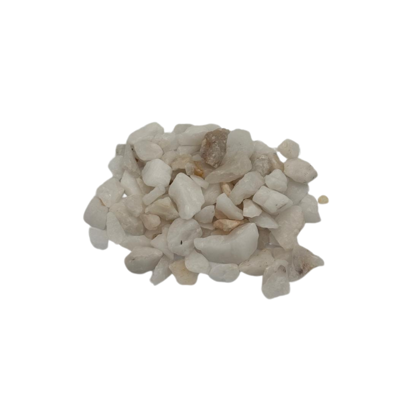 Natural Polished Stone White&Red Chips 10kg/Bag (.7-1.2cm)