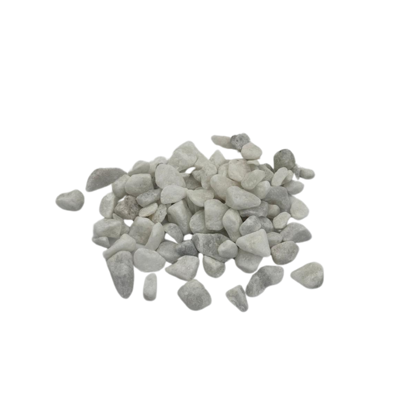 Natural Polished White Chips 10kg/Bag (.5-1.5cm)