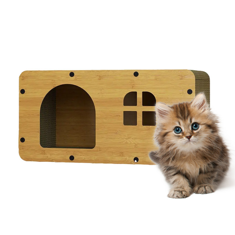 Saas Cat Scratching Board House Medium 48*24*24CM