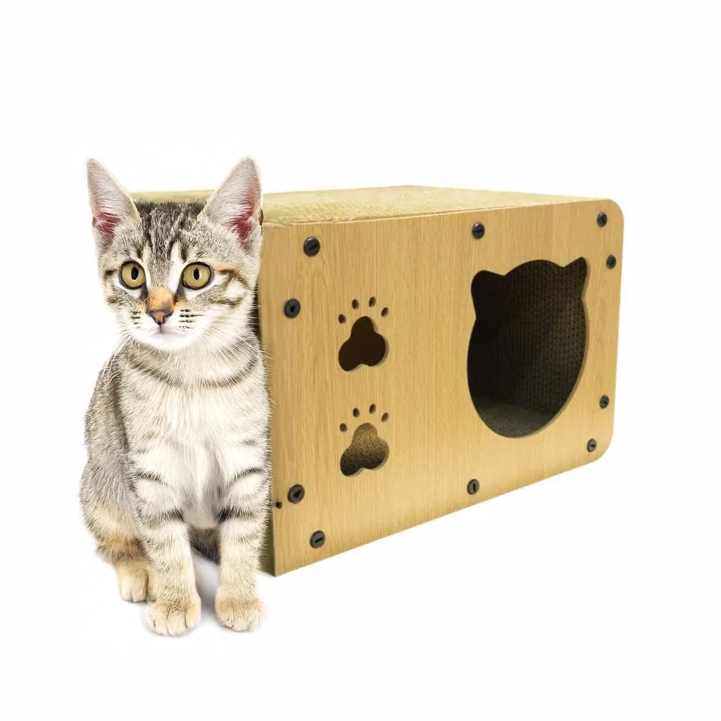 Saas Cat Scratching Board  House 43*28*29CM