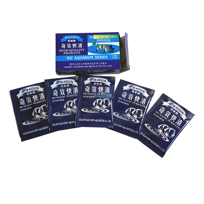 Smart Fish Tank Water Purifying Powder 5 Small Bags/Box
