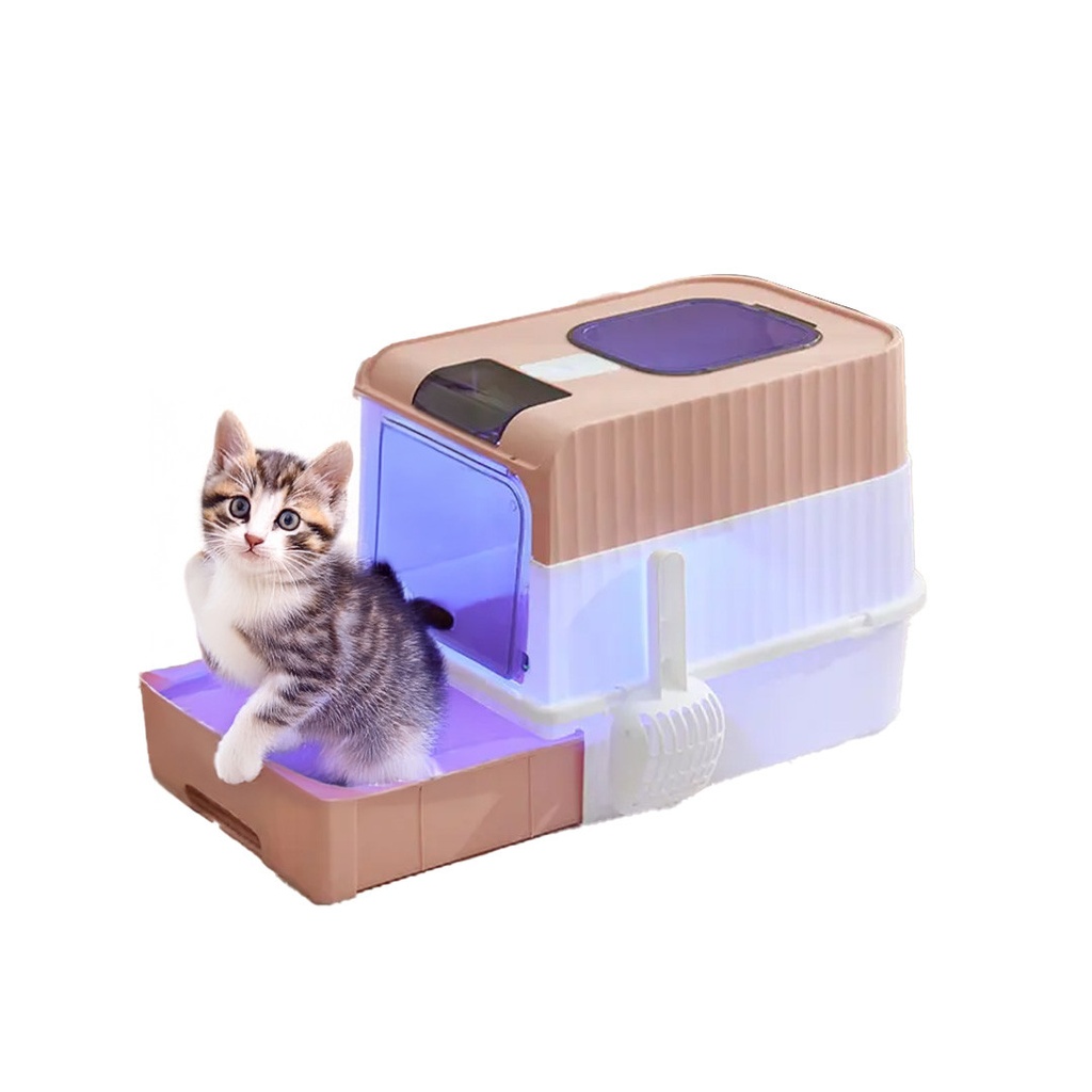 Saas Closed Litter Box Pink 50*31*38