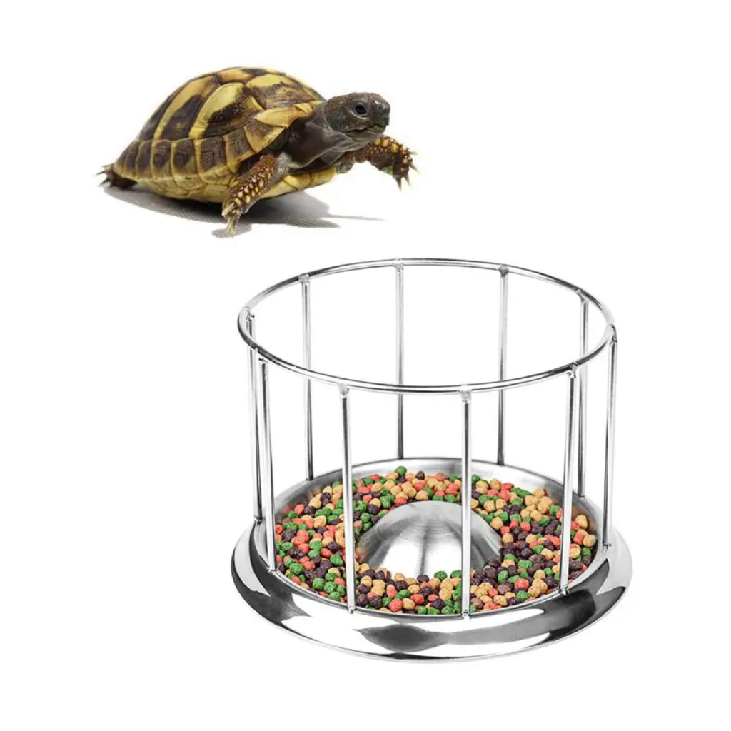 Saas Tortoise Stainless Steel Food Bowl (7.5 CM)