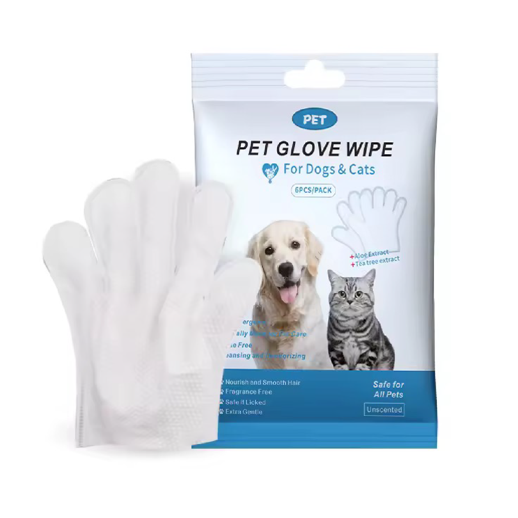 Pet Glove Wipe For Dogs & Cats
