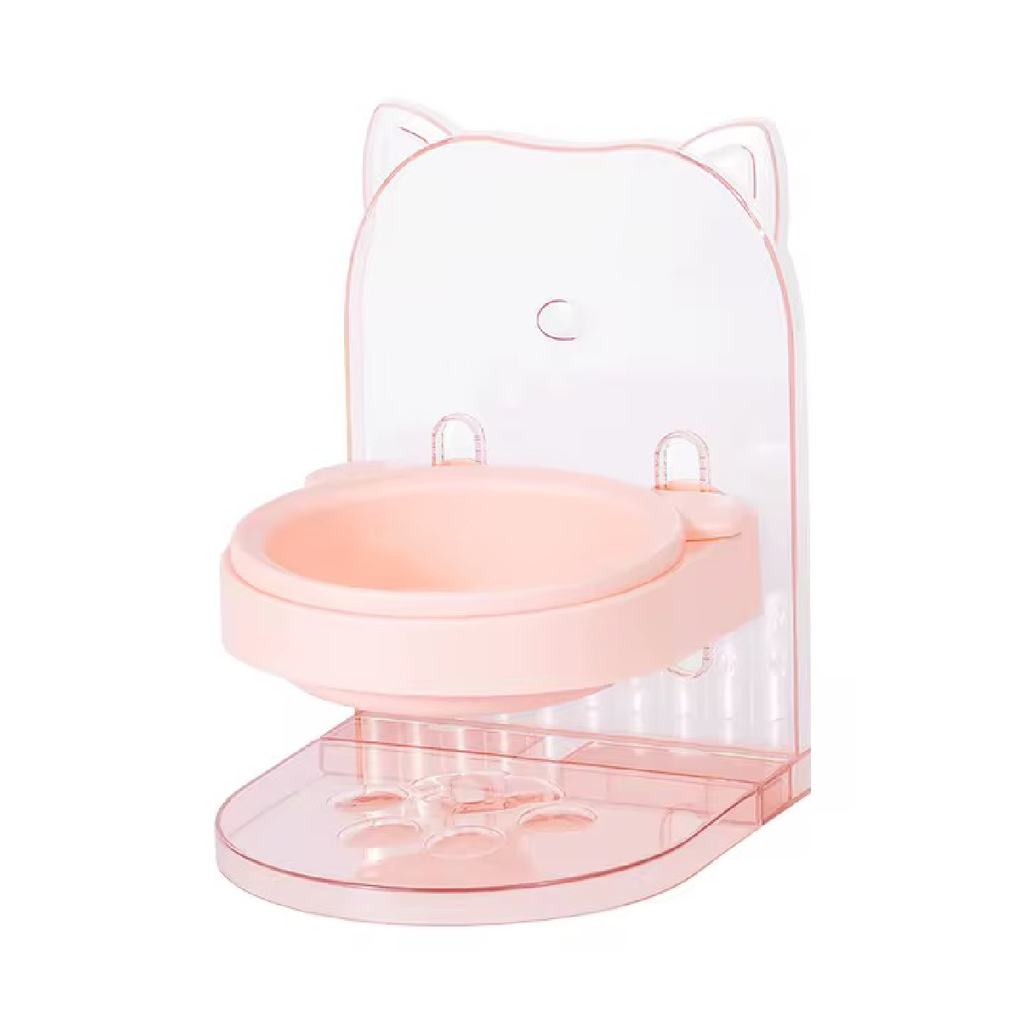 Saas Pet Feeding Bowl Pink 17.5x19.5x23.13 CM