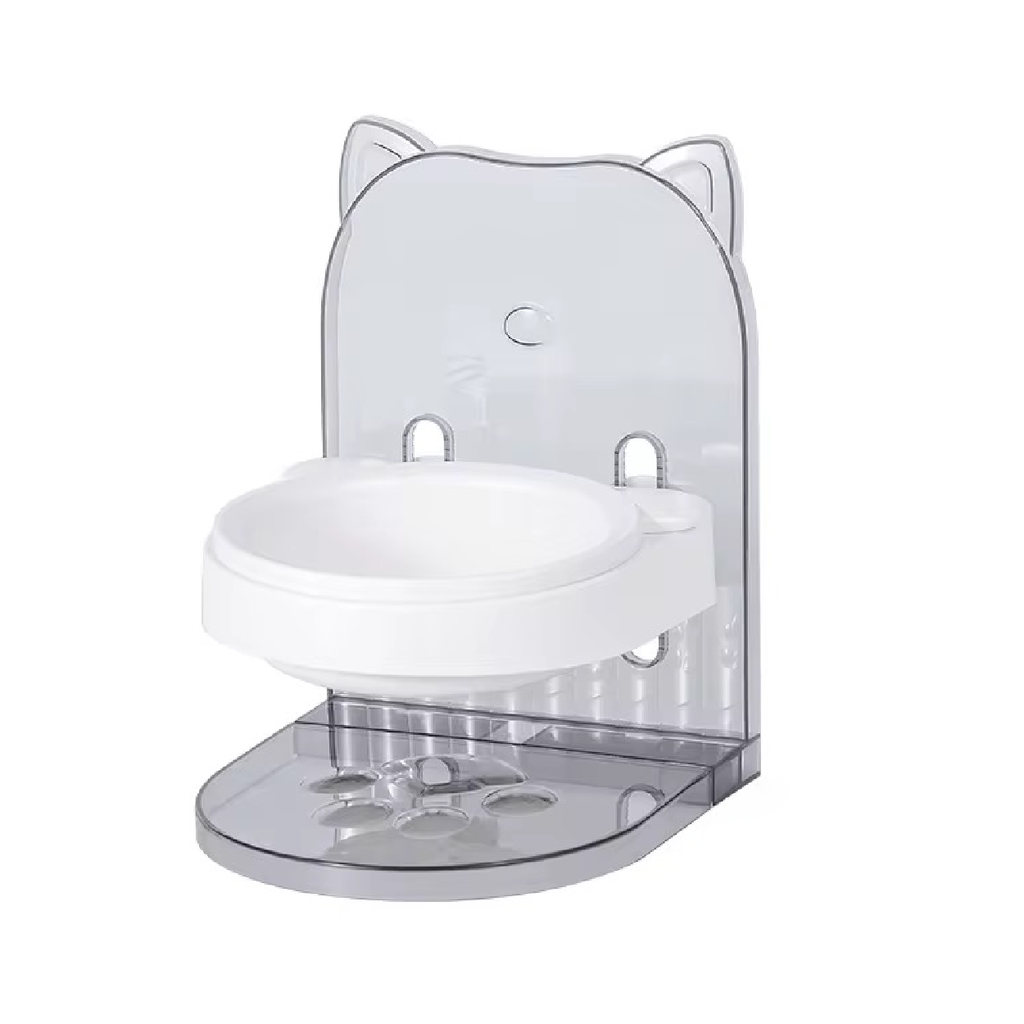 Saas Pet Feeding Bowl Gray 17.5x19.5x23.13 CM