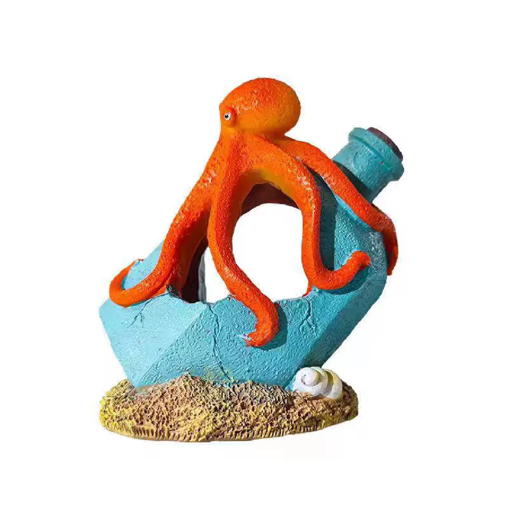 Smart Fish Aquarium Resin Shelter Decorations 11.5x9.4x12.3 CM