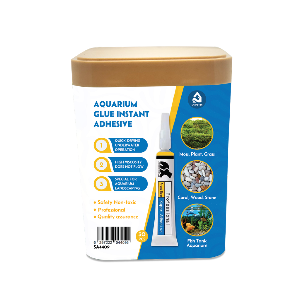 Aquarium Glue Instant Adhesive (30 Pcs In A Box)