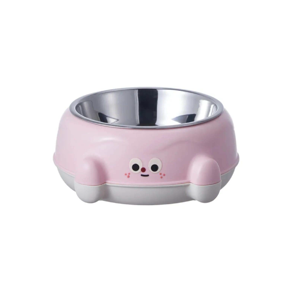 Saas Stainless Steel Single Bowl Pink 14 CM