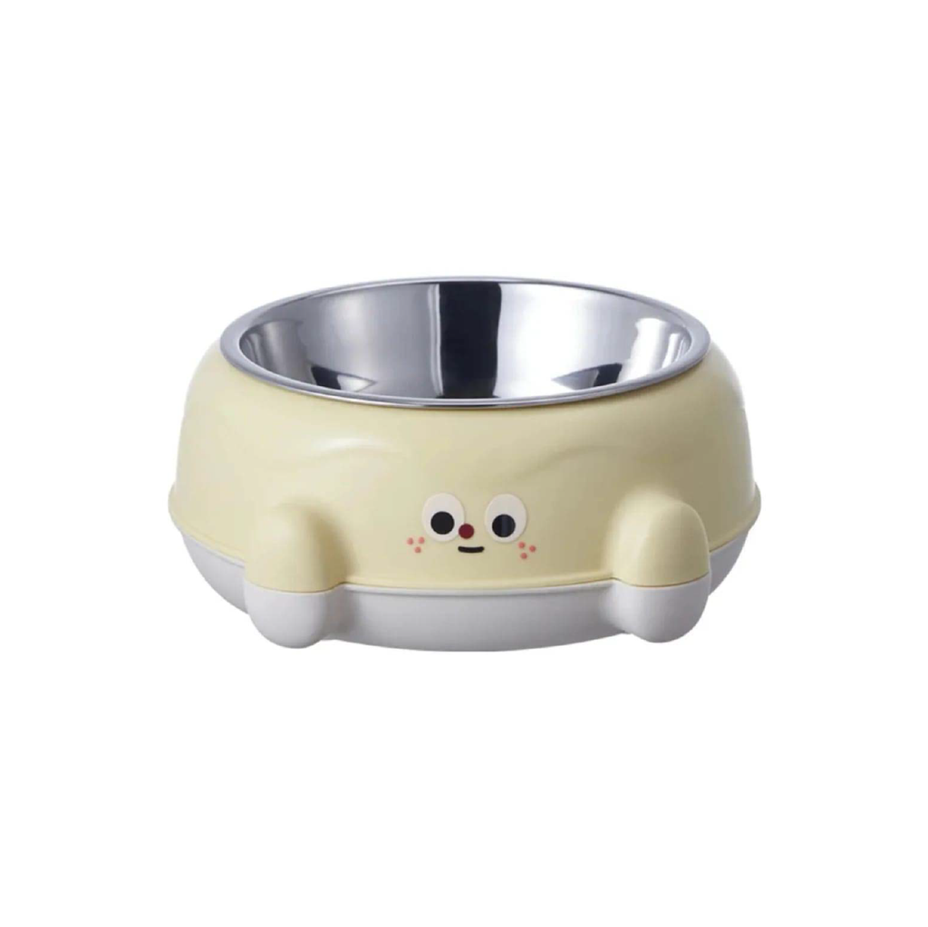 Saas Stainless Steel Single Bowl Yellow 14 CM