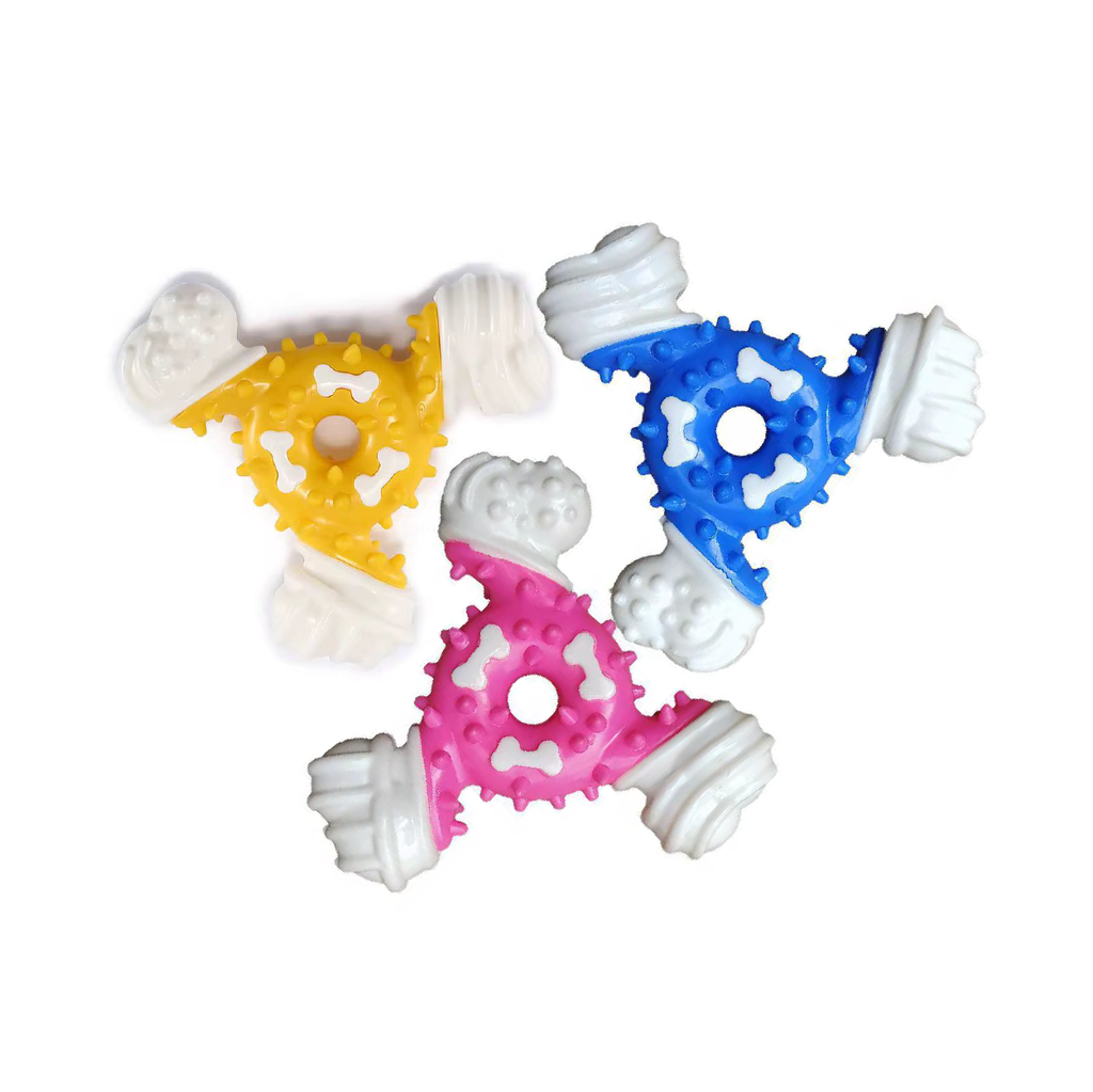 Saas TPR & Nylon Dog Teething Toy 11 X 11 CM