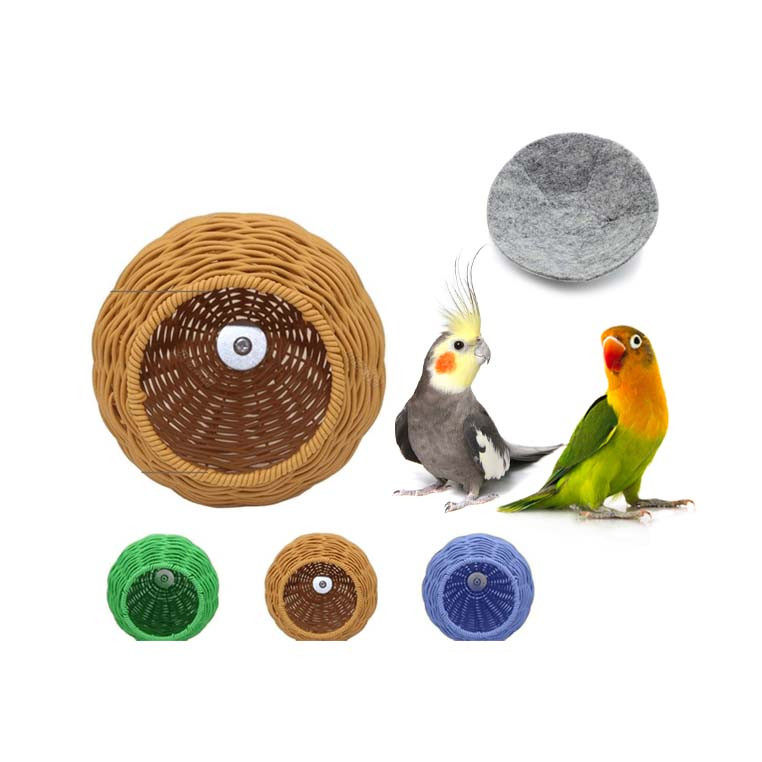 Saas Woven Bird Nest With Nesting Pad 15 X 15 CM