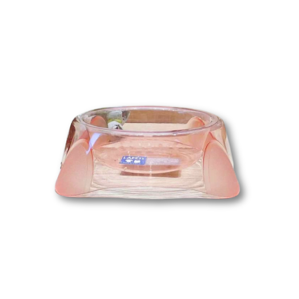 Saas Candy Color Transparent Bowl Pink (Large)