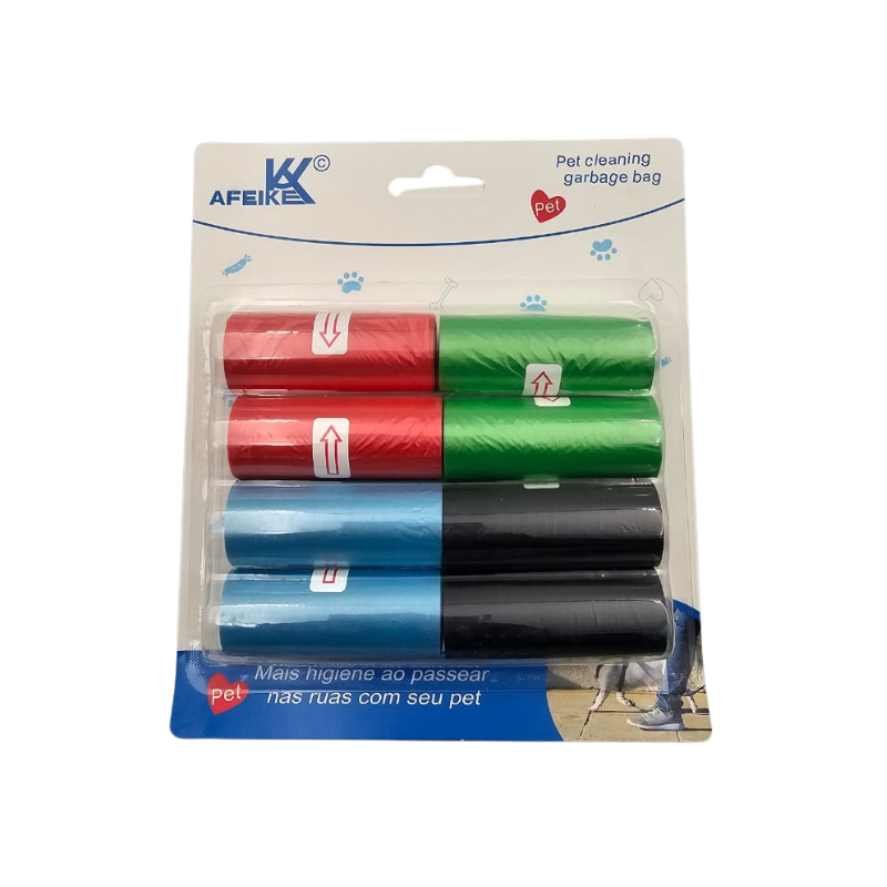 Saas Printed Pet Poop Bag(8Pcs Kit)