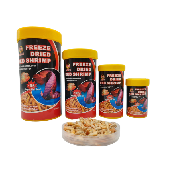 Aquav Dried Red Shrimp Fish Food 100ml