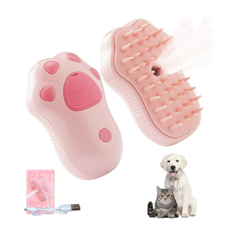 3in one steamy Cat Brush