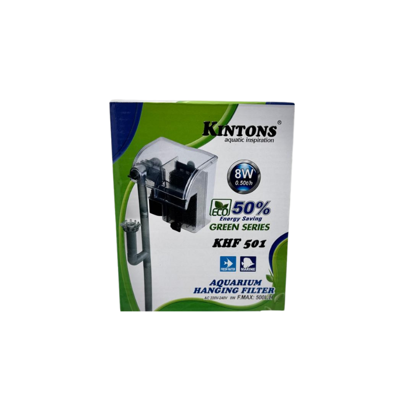 Kintons Fish Tank Outer Hanging Filter 8w,500L/H
