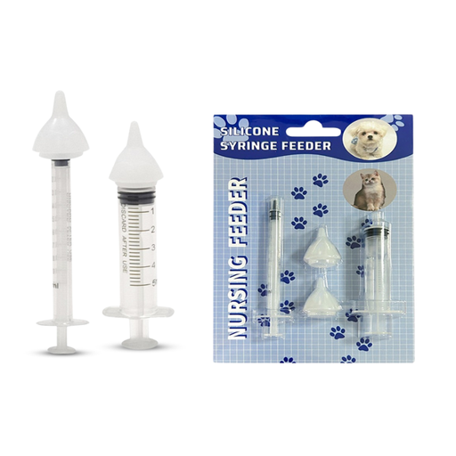 [SA3662] Pet Baby Syringe Feeder Kit 4pcs Kit-5ml 1ml
